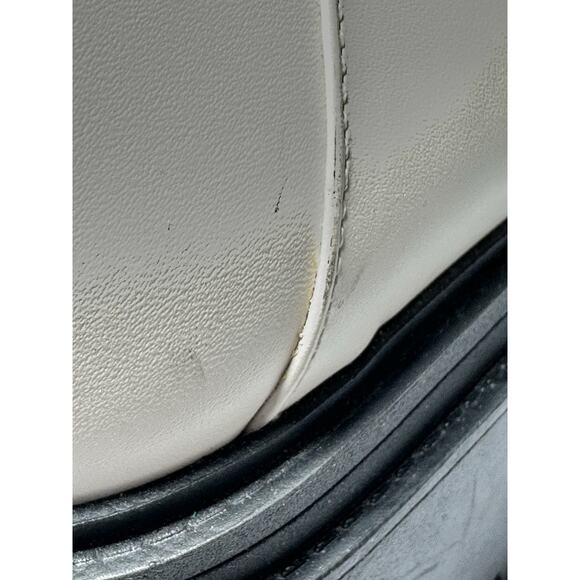 Michael Kors Women's Rocco Slip-On Platform Heeled Loafer, Light Cream, 8.5 Lug - Picture 13 of 13